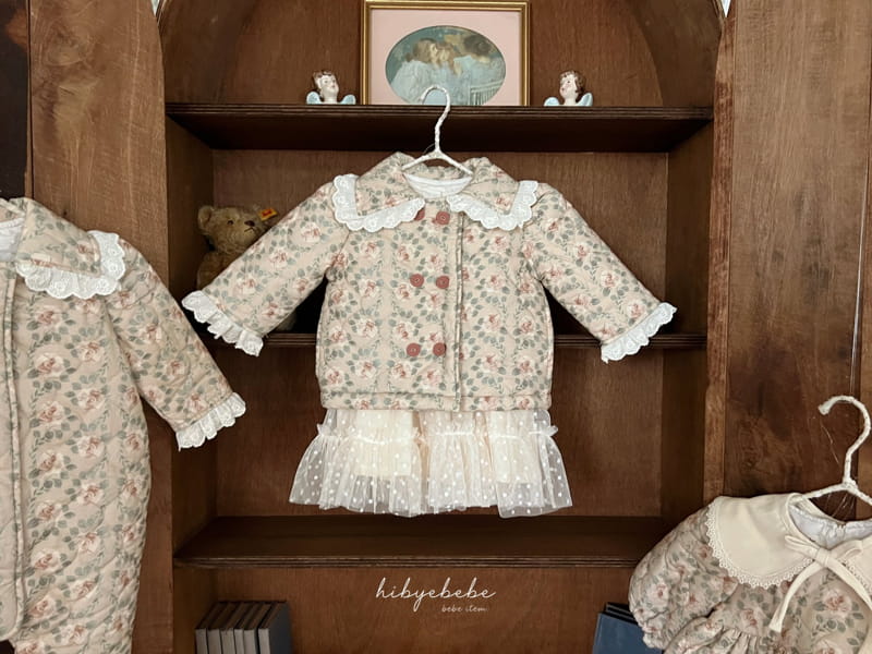 Hi Byebebe - Korean Baby Fashion - #babyboutiqueclothing - Rose Lace Padding Jumper - 6