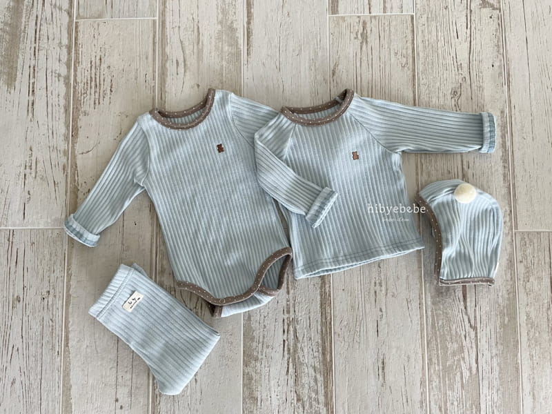 Hi Byebebe - Korean Baby Fashion - #babylifestyle - Pop Rib Bodysuit Set - 5