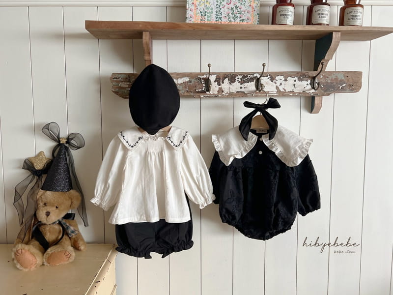 Hi Byebebe - Korean Baby Fashion - #babyoninstagram - Flua Embrodiery Top Bottom Set - 9