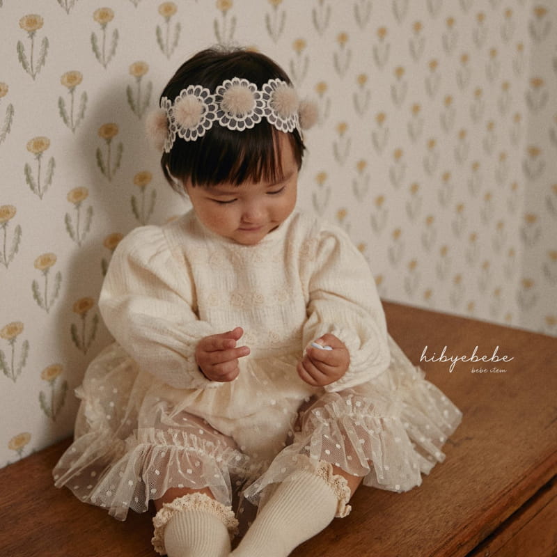 Hi Byebebe - Korean Baby Fashion - #babyoninstagram - Elly Lace Bodysuit