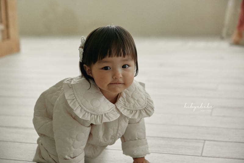 Hi Byebebe - Korean Baby Fashion - #babyootd - Flower Quilting Overalls - 8