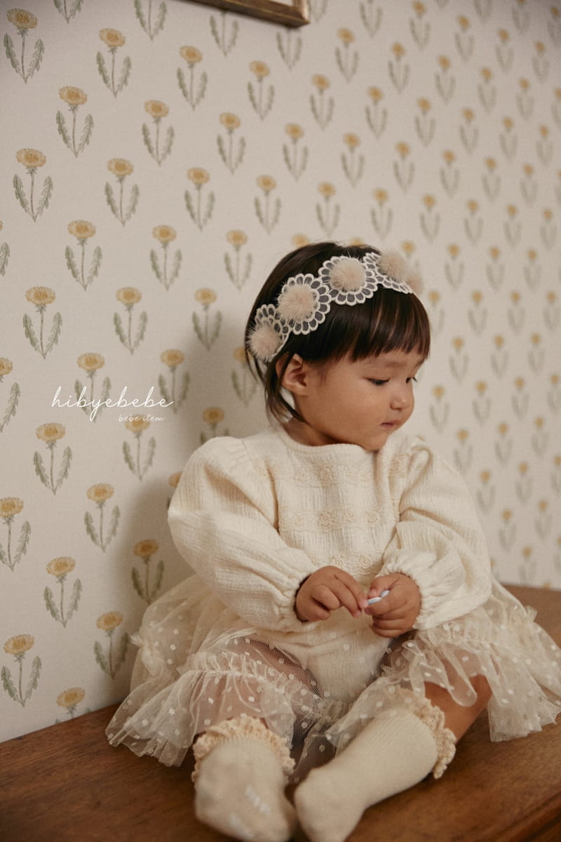 Hi Byebebe - Korean Baby Fashion - #babyoutfit - Elly Lace Bodysuit - 3