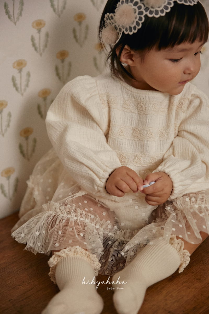 Hi Byebebe - Korean Baby Fashion - #babyoutfit - Elly Lace Bodysuit - 4