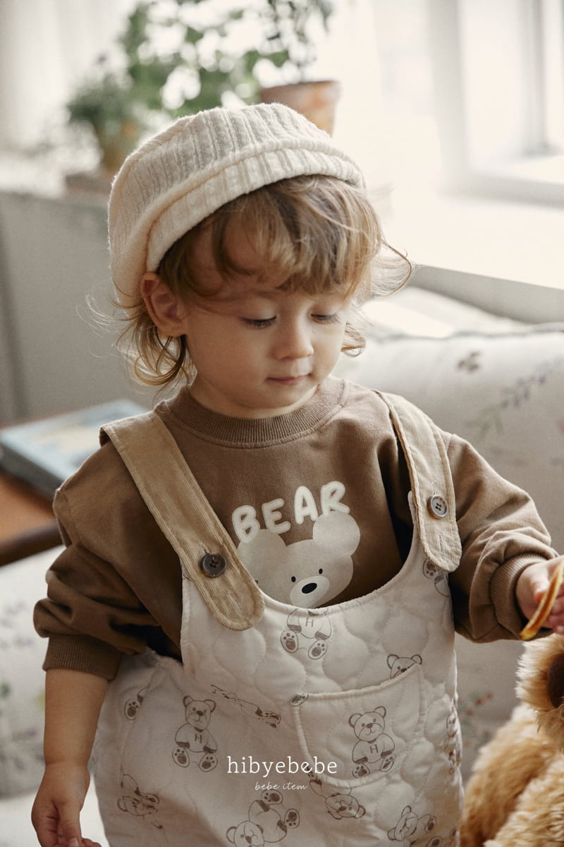 Hi Byebebe - Korean Baby Fashion - #babyoutfit - HI Bear Padding Dungarees Pats - 2