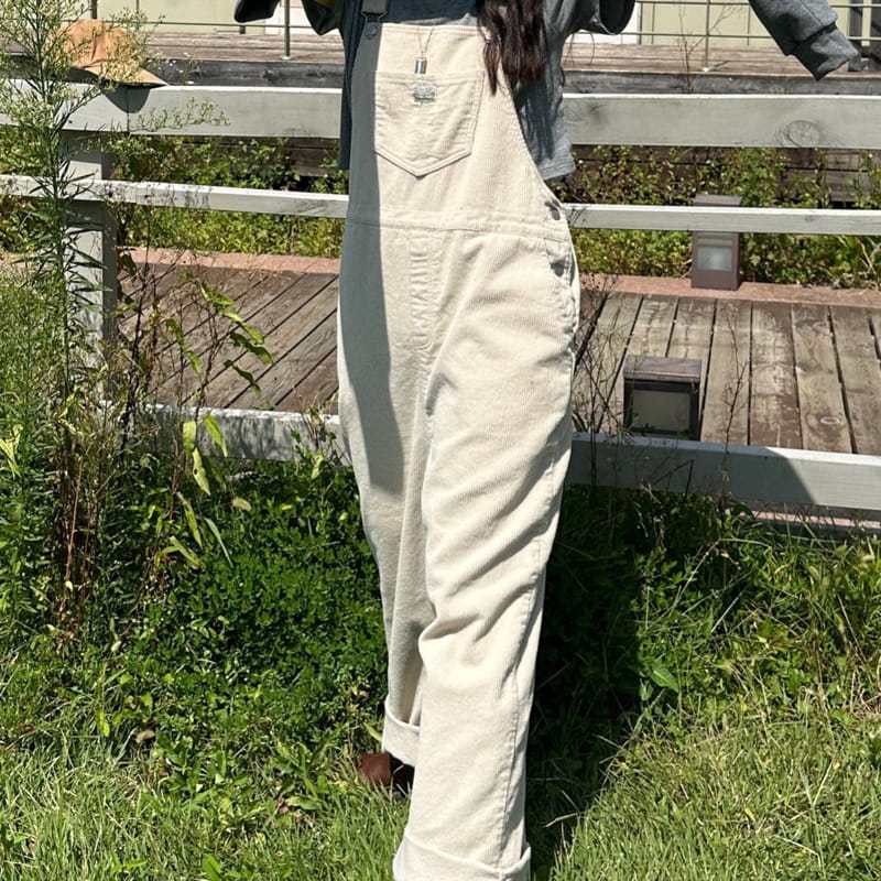 Jejeunosity - Korean Women Fashion - #momslook - Rib Berry Overalls - 9