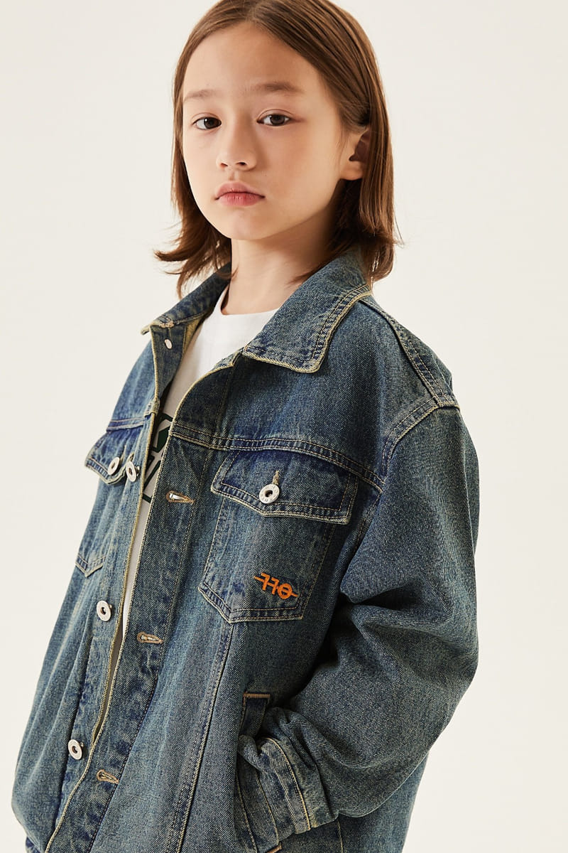 Kokoyarn - Korean Junior Fashion - #kidzfashiontrend - Conner Denim Jacket - 4