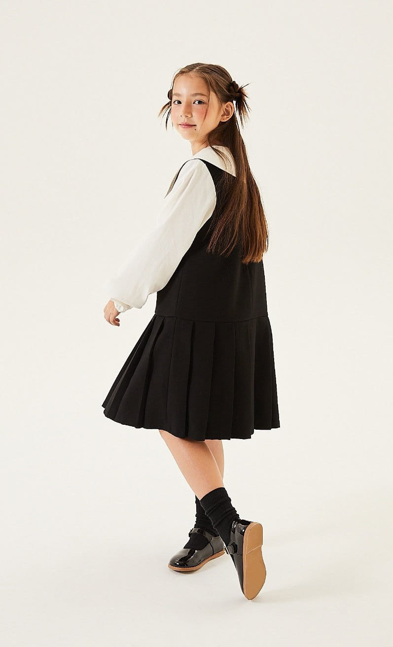 Kokoyarn - Korean Junior Fashion - #childofig - Dear Collar One-piece - 6