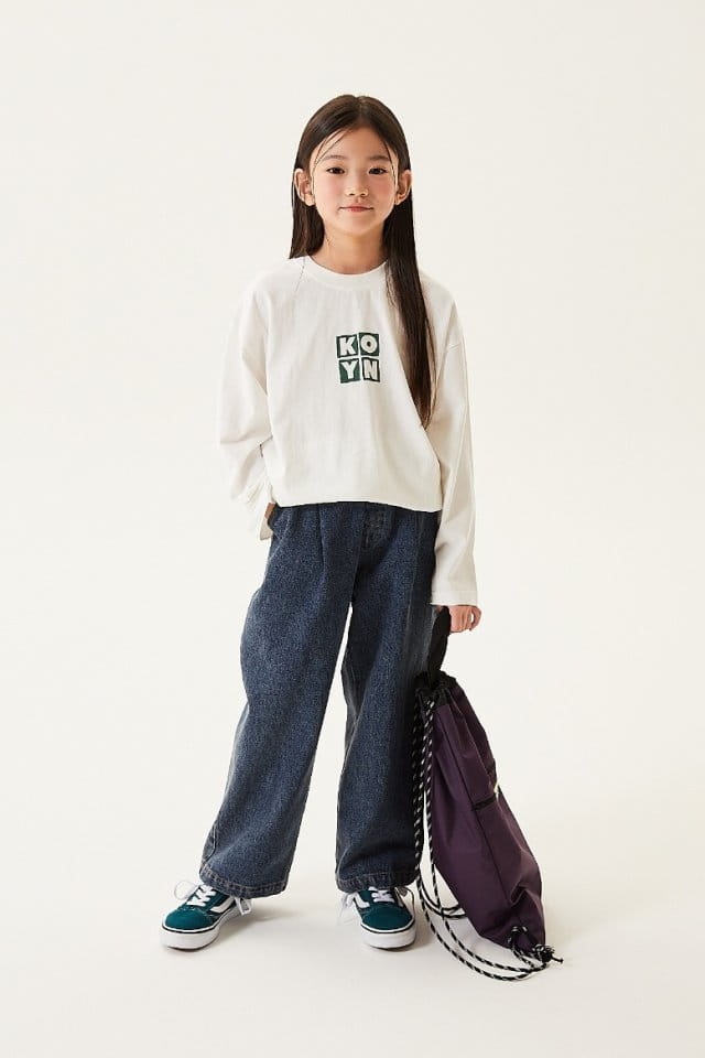 Kokoyarn - Korean Junior Fashion - #childofig - Flow Pintuck Jeans - 2