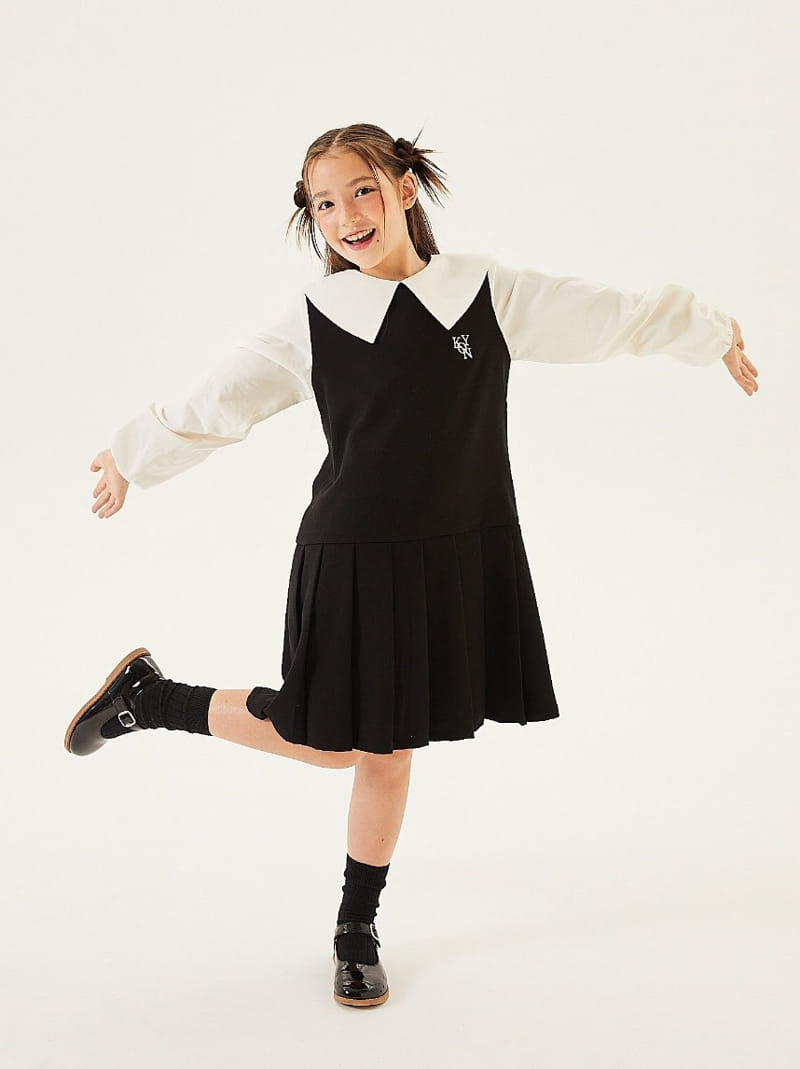 Kokoyarn - Korean Junior Fashion - #littlefashionista - Dear Collar One-piece - 2