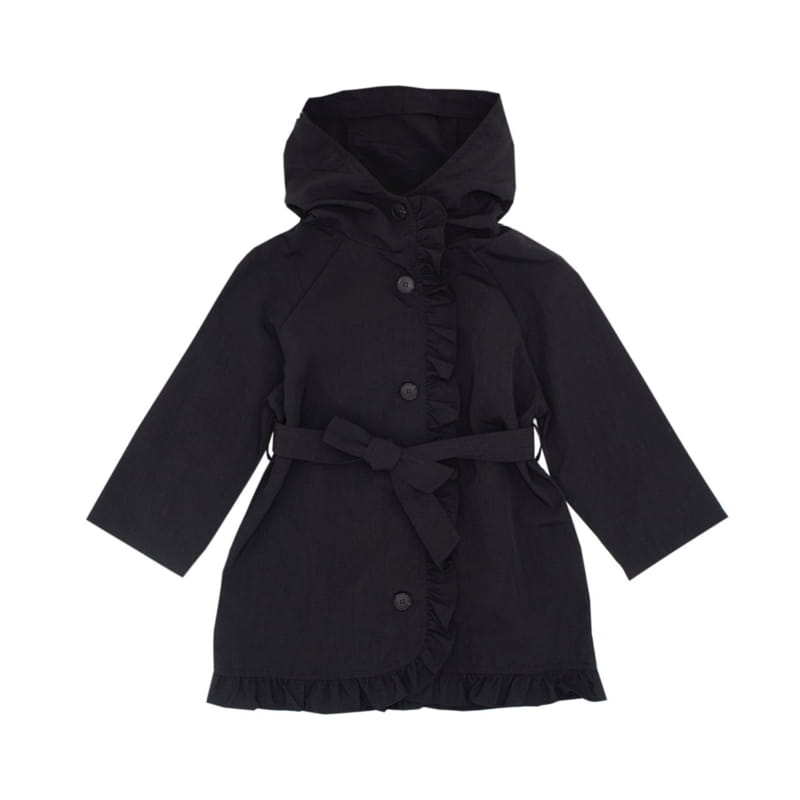 Le Bev - Korean Children Fashion - #childofig - Frill Windbreaker Coat - 11