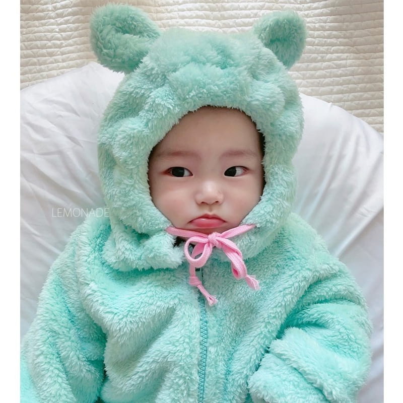 Lemonade - Korean Baby Fashion - #babyboutique - Mongry Bear Bodysuit - 10