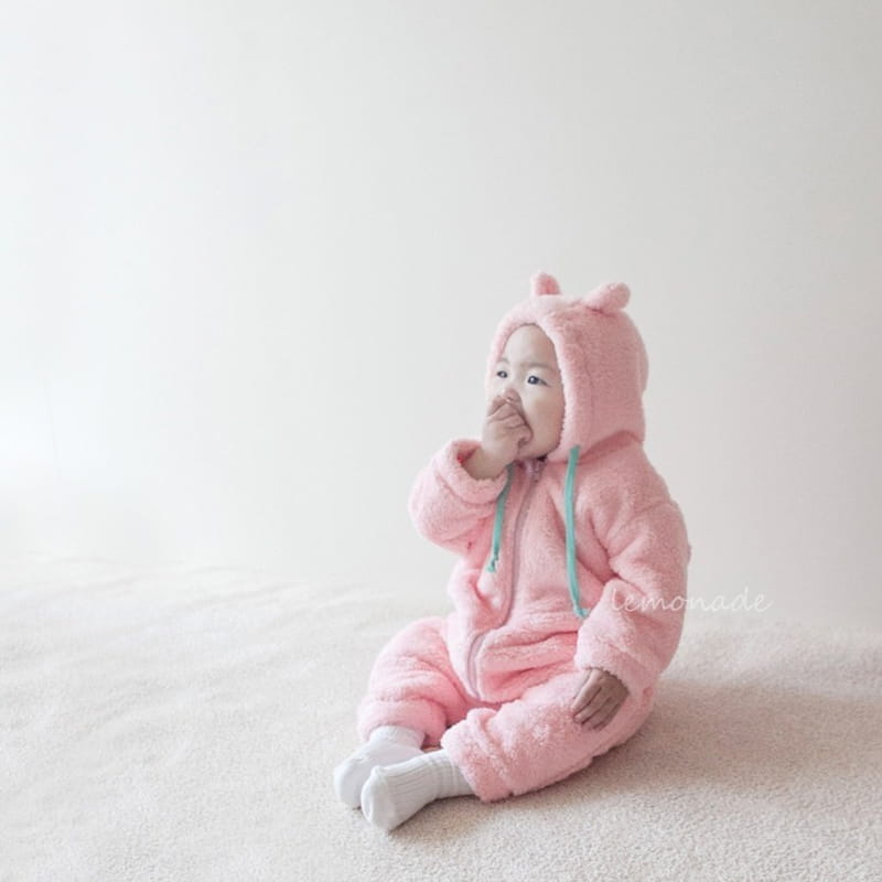 Lemonade - Korean Baby Fashion - #babyootd - Mongry Bear Bodysuit - 4