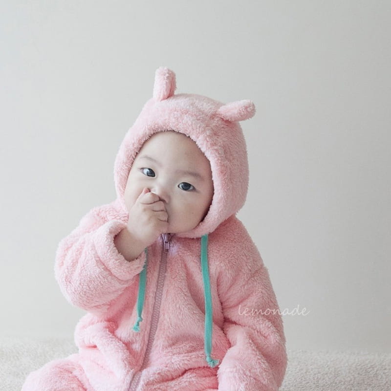 Lemonade - Korean Baby Fashion - #babyoutfit - Mongry Bear Bodysuit - 5