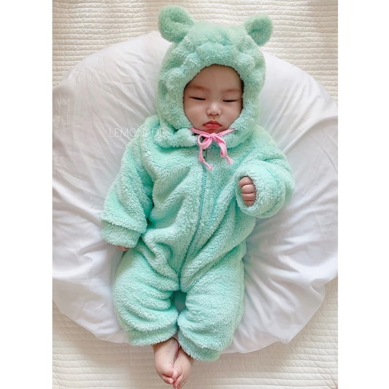 Lemonade - Korean Baby Fashion - #onlinebabyshop - Mongry Bear Bodysuit - 8