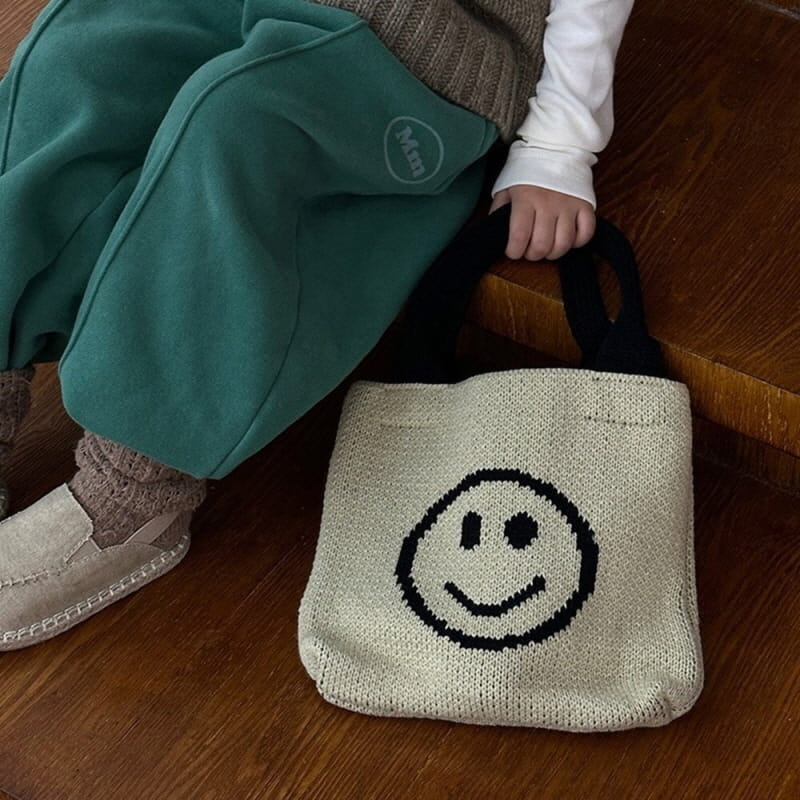 Little Rabbit - Korean Children Fashion - #childofig - Smile Knit Bag - 2