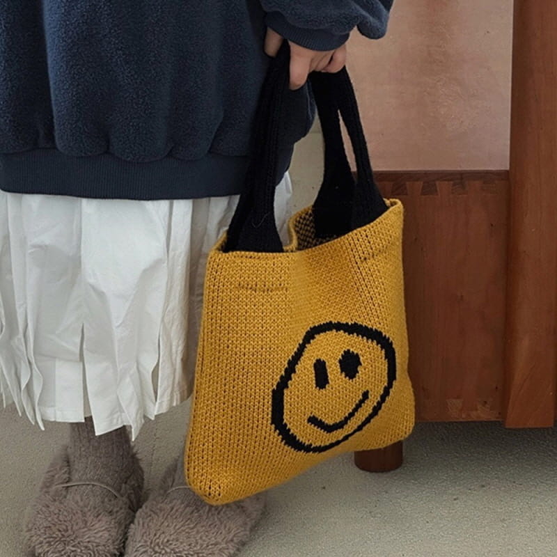 Little Rabbit - Korean Children Fashion - #childrensboutique - Smile Knit Bag - 3