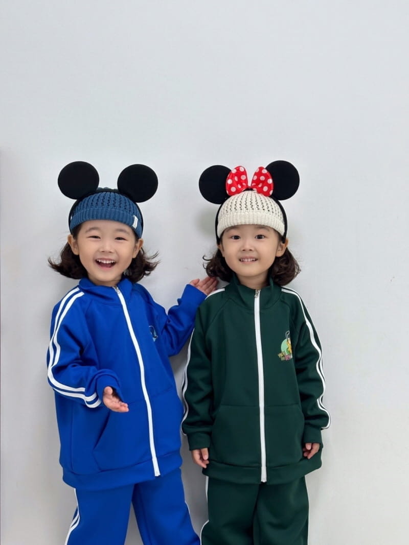 Little Rabbit - Korean Children Fashion - #littlefashionista - Mark Zip-up Set - 3