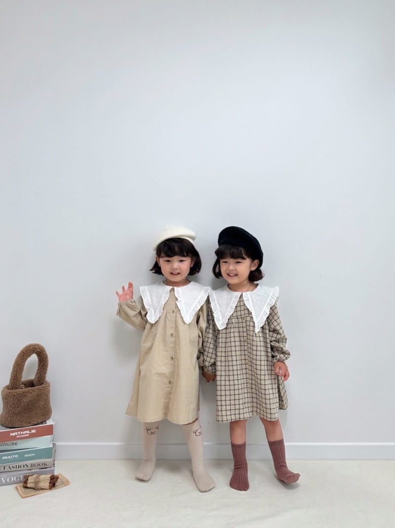 Little Rabbit - Korean Children Fashion - #magicofchildhood - Big Collar One-piece - 8