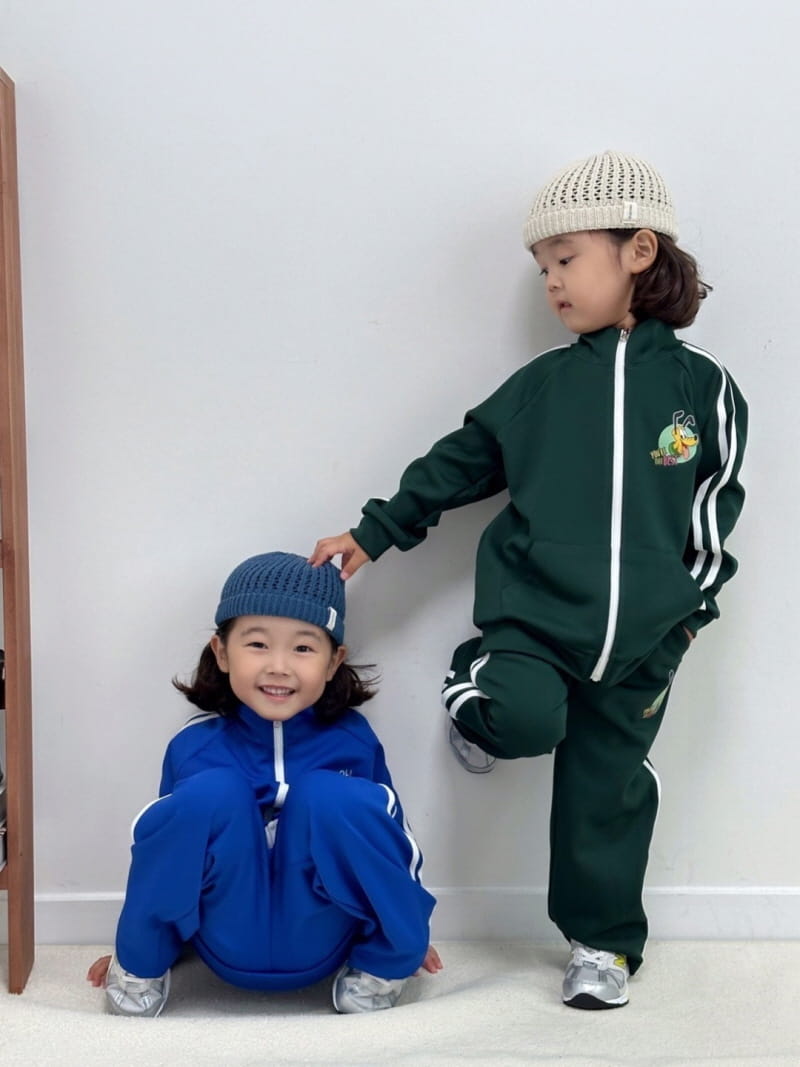 Little Rabbit - Korean Children Fashion - #littlefashionista - Mark Zip-up Set - 4