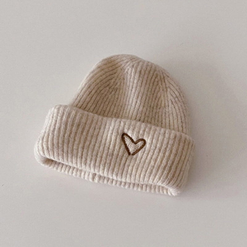 Little Rabbit - Korean Children Fashion - #minifashionista - Heart Beanie - 2