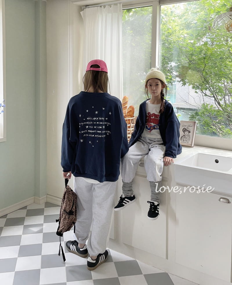 Love Rosie - Korean Children Fashion - #magicofchildhood - Lettering Loose Cardigan with Mom - 10