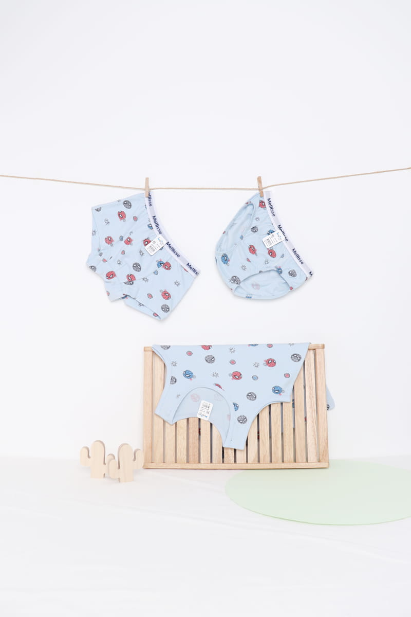 Mellis - Korean Children Fashion - #designkidswear - Mini Spider Underwear Triangle