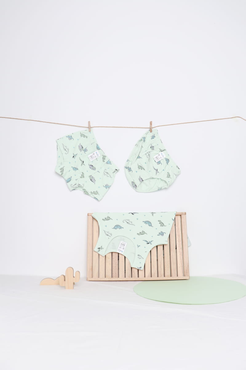 Mellis - Korean Children Fashion - #fashionkids - Dino World Underwear Triangle