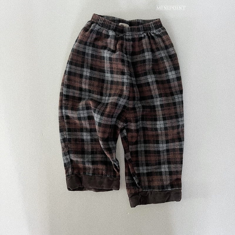 Minipoint - Korean Children Fashion - #kidsstore - Fall Check Pants