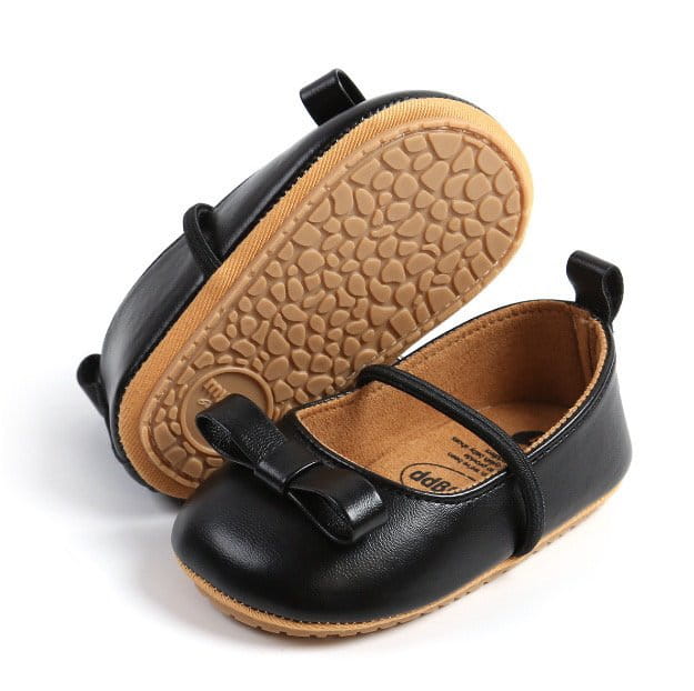 Miso - Korean Baby Fashion - #babyboutique - Bebe Circle Ribbon Shoes