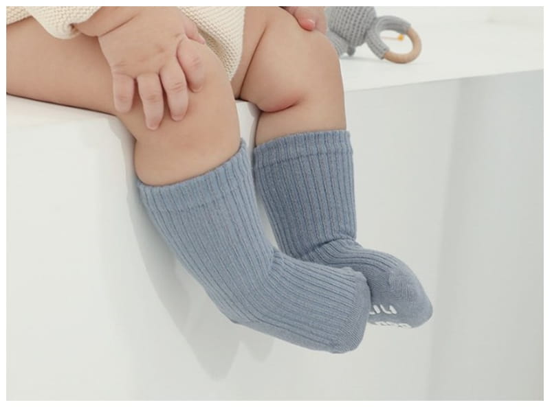 Miso - Korean Baby Fashion - #babyclothing - Loose Fit Rib Socks - 10