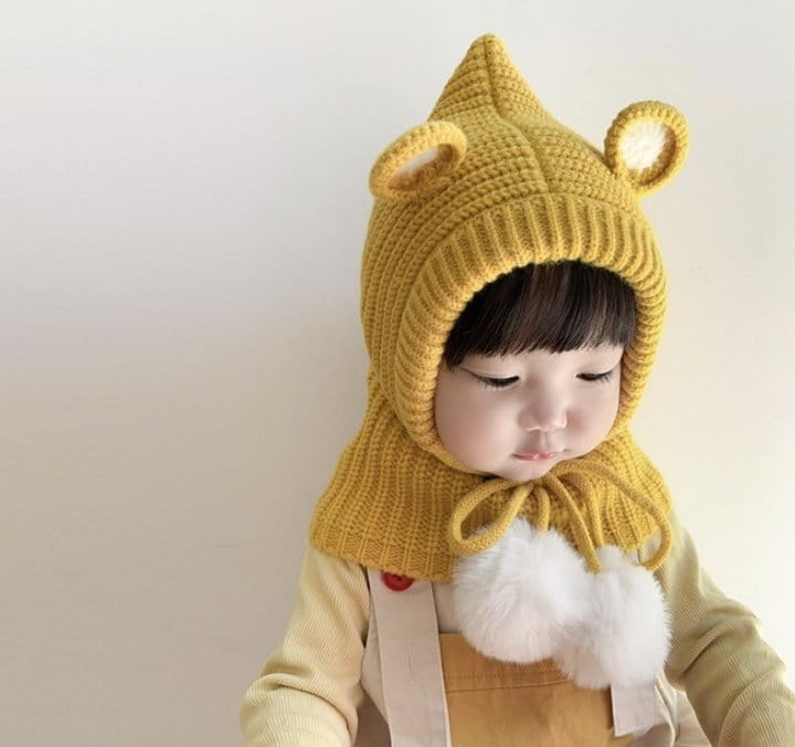 Miso - Korean Baby Fashion - #smilingbaby - Big Bell Hoody Hat - 5