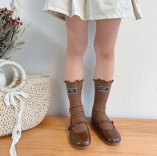 Miso - Korean Children Fashion - #Kfashion4kids - Twist Shirring Socks - 9