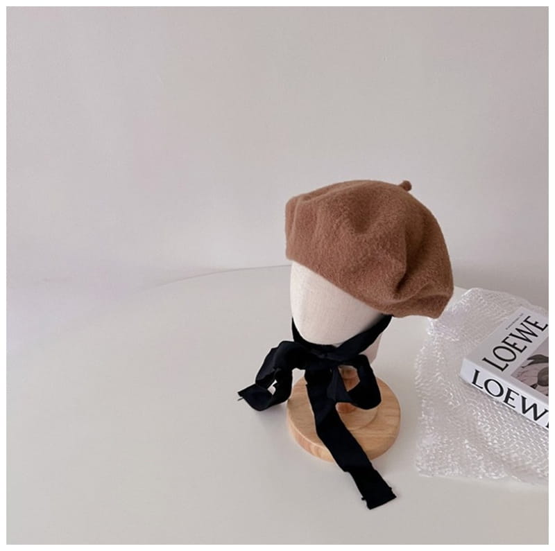 Miso - Korean Children Fashion - #childofig - My Beret Hat 50~52cm - 4