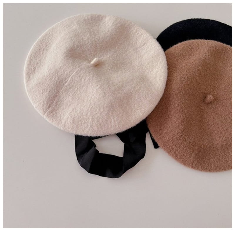 Miso - Korean Children Fashion - #childrensboutique - My Beret Hat 50~52cm - 5