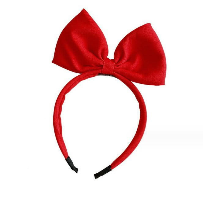 Miso - Korean Children Fashion - #kidsshorts - Big Ribbon Hairband - 2