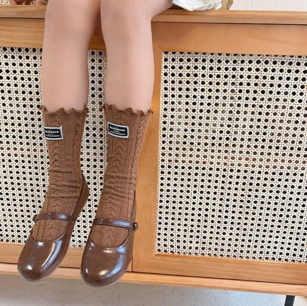 Miso - Korean Children Fashion - #kidzfashiontrend - Twist Shirring Socks - 8