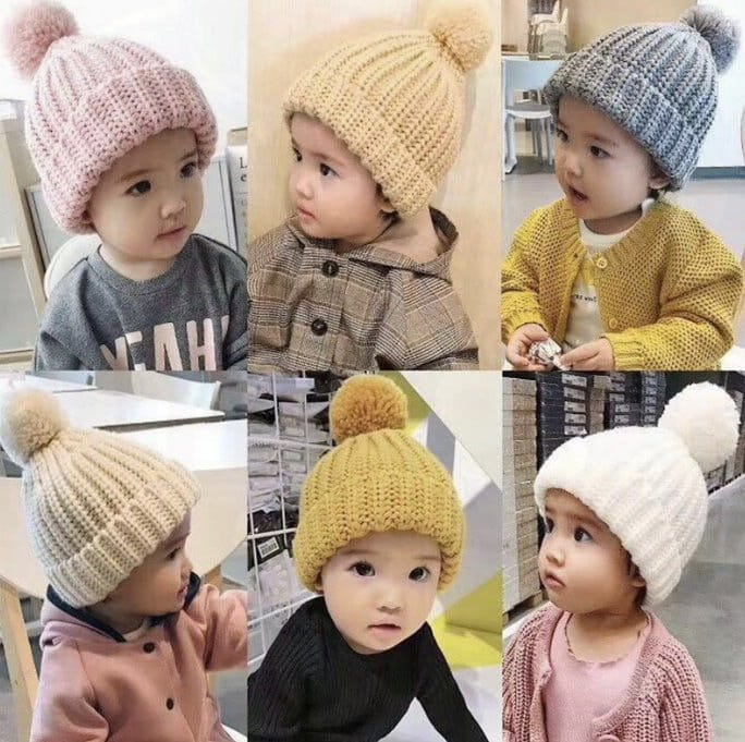 Miso - Korean Children Fashion - #littlefashionista - Basic Bell Beanie