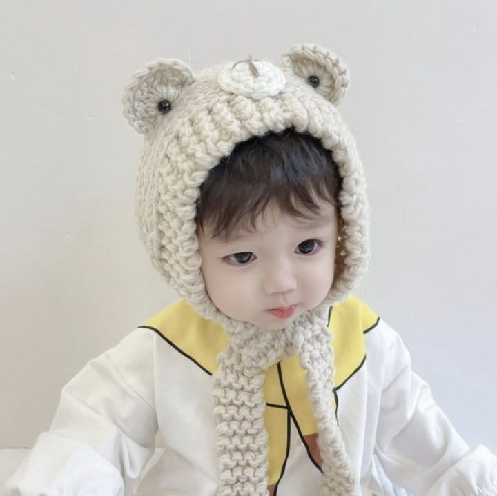 Miso - Korean Children Fashion - #minifashionista - Bear Knir Earmuffs