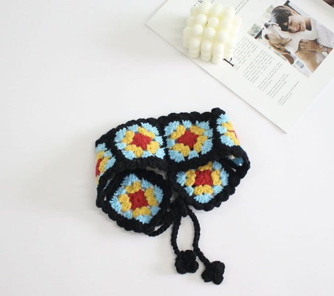 Miso - Korean Children Fashion - #magicofchildhood - Flower Knir Earmuffs - 4