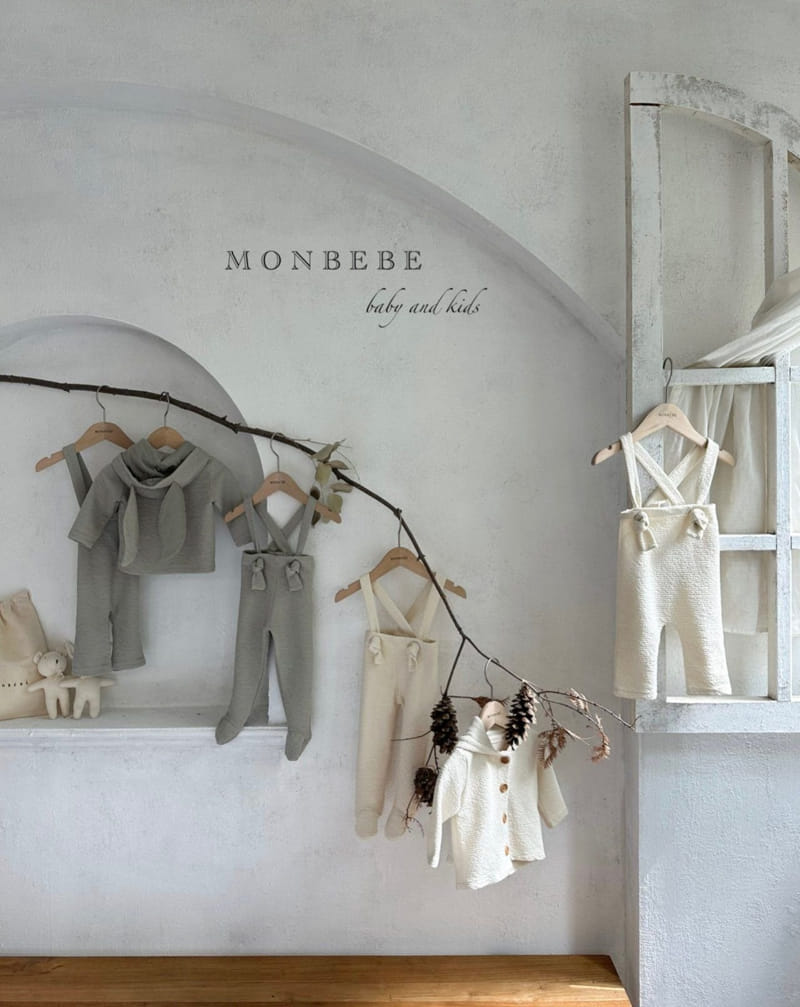 Monbebe - Korean Baby Fashion - #babyboutiqueclothing - Mignon Dungarees Pants - 5