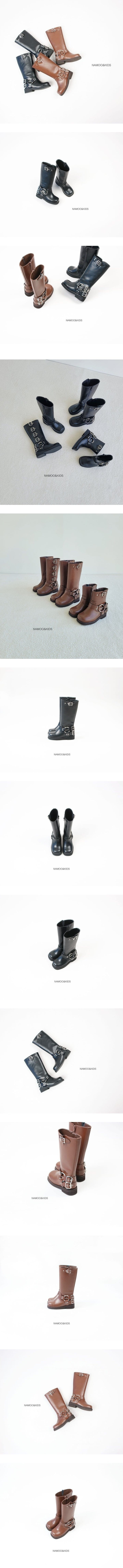 Namoo & Kids - Korean Children Fashion - #discoveringself - Two Buckle Long Boots