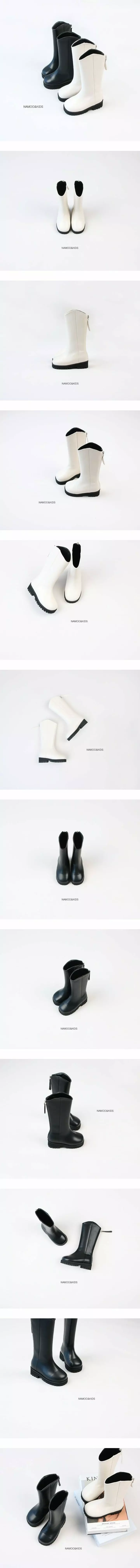 Namoo & Kids - Korean Children Fashion - #kidsshorts - Lame Round Long Boots