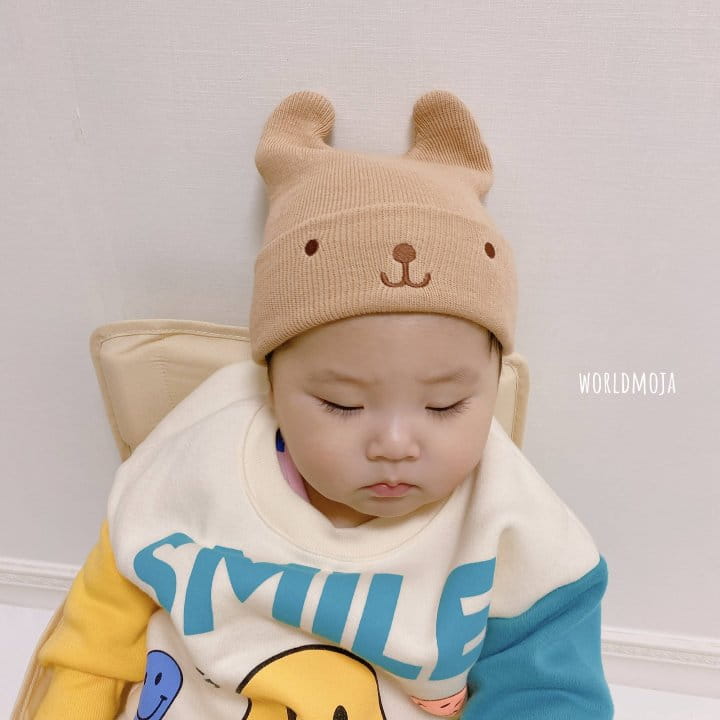 New World - Korean Baby Fashion - #babyclothing - Bear Beanie - 3