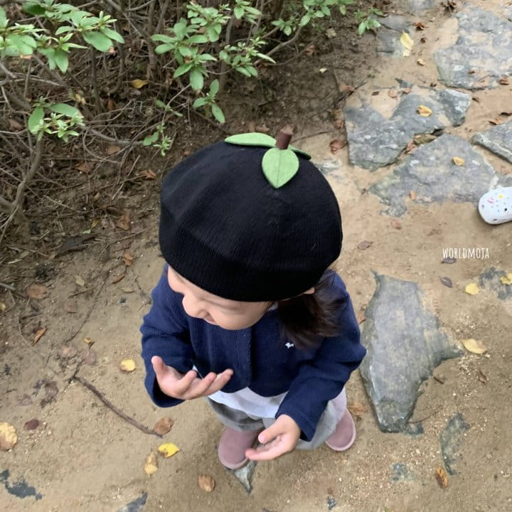 New World - Korean Baby Fashion - #onlinebabyboutique - Knit Fruit Beret Hat - 2