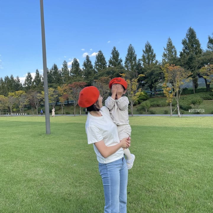 New World - Korean Children Fashion - #discoveringself - Halloween Pumpkin Beret Hat