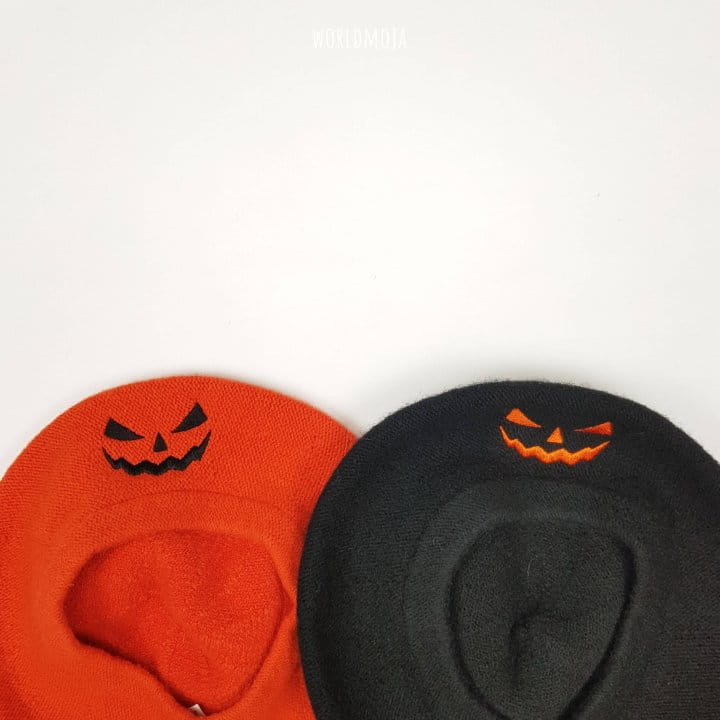 New World - Korean Children Fashion - #fashionkids - Halloween Pumpkin Beret Hat Soft S : 6mo~4y