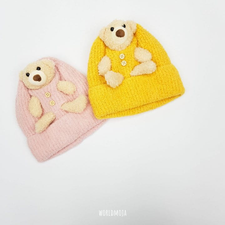 New World - Korean Children Fashion - #kidsstore - Bear Beanie - 4