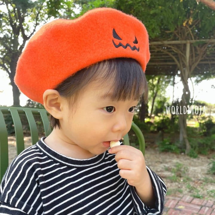 New World - Korean Children Fashion - #littlefashionista - Halloween Pumpkin Beret Hat - 7