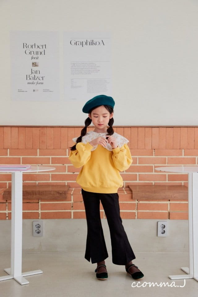 Oda - Korean Children Fashion - #minifashionista - Ellen Collar Sweatshirt - 5