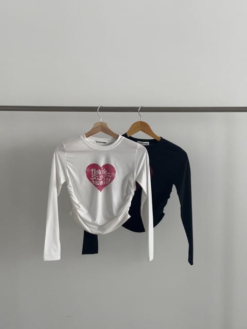 One The Woman - Korean Women Fashion - #romanticstyle - My Heart Tee - 7